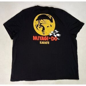 The Karate Kid Miyagi Do Karate Movie Graphic T-shirt Women 3XL Black
